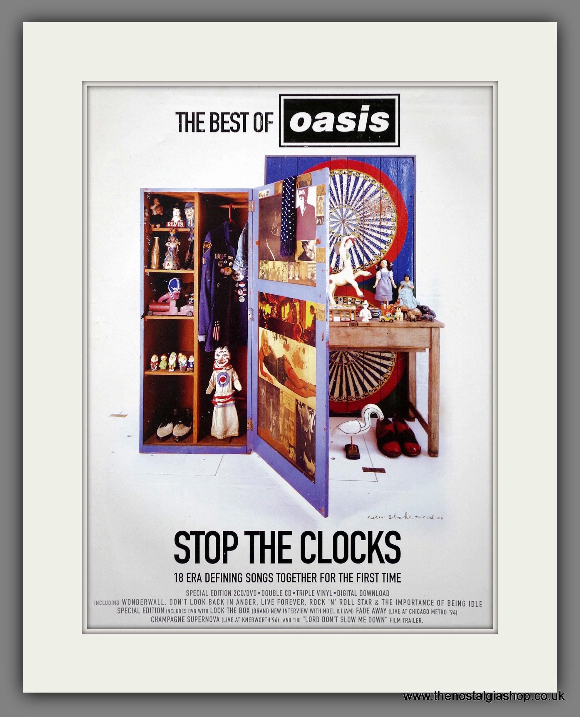 Oasis. Stop The Clocks. Original advert 2007 (ref AD61183) The