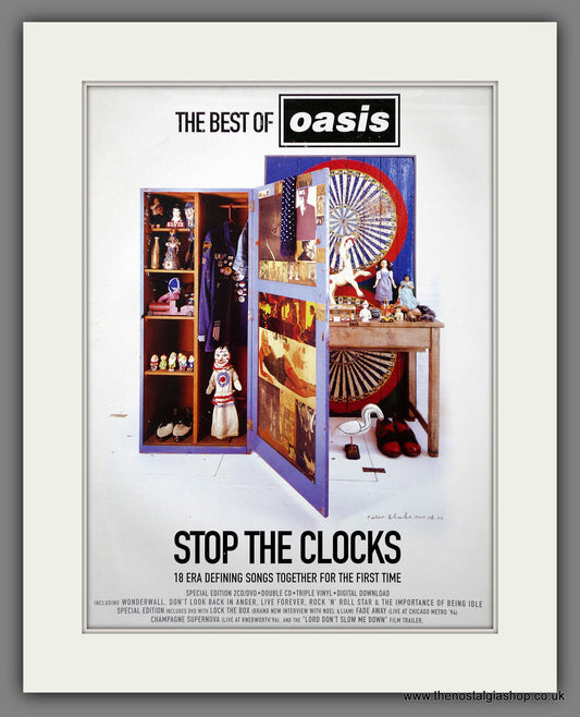 Oasis. Stop The Clocks. Original advert 2007 (ref AD61183)