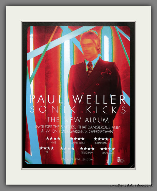 Paul Weller. Sonic Kicks. Vintage Advert 2012 (ref AD61181)