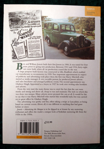 Jowett. Advertising The Marque. (ref b252)