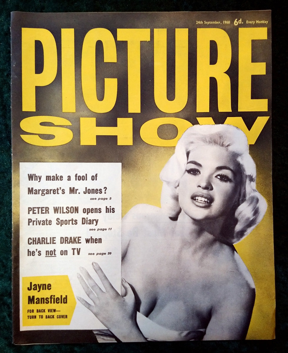 Picture Show Magazine. Sept 24th 1960. Jane Mansfield Cover. (LM087)