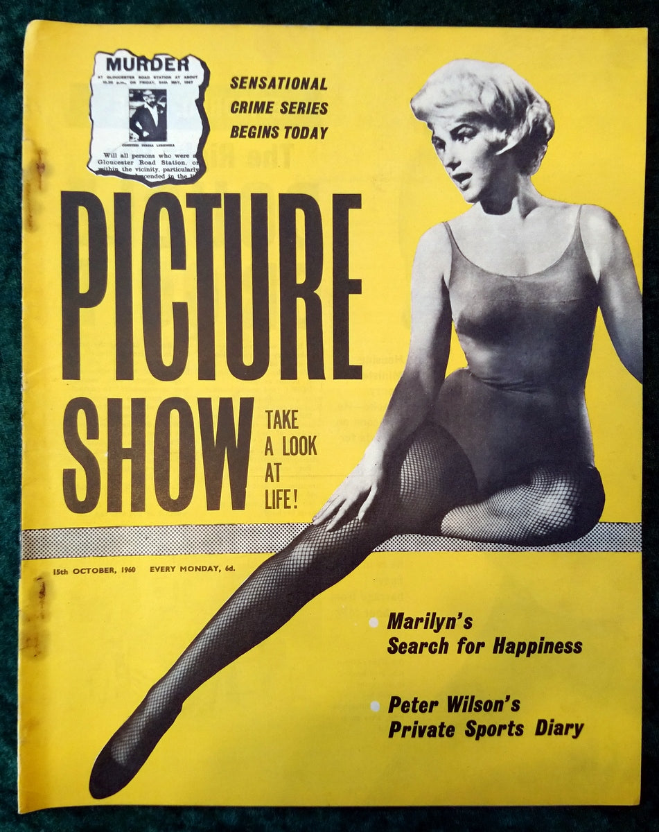 Picture Show Magazine. Oct 15th 1960. Marilyn Monroe Cover. (LM089)