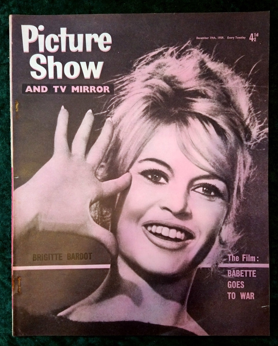Picture Show Magazine. Dec 19th 1959. Brigitte Bardot Cover. (LM095)