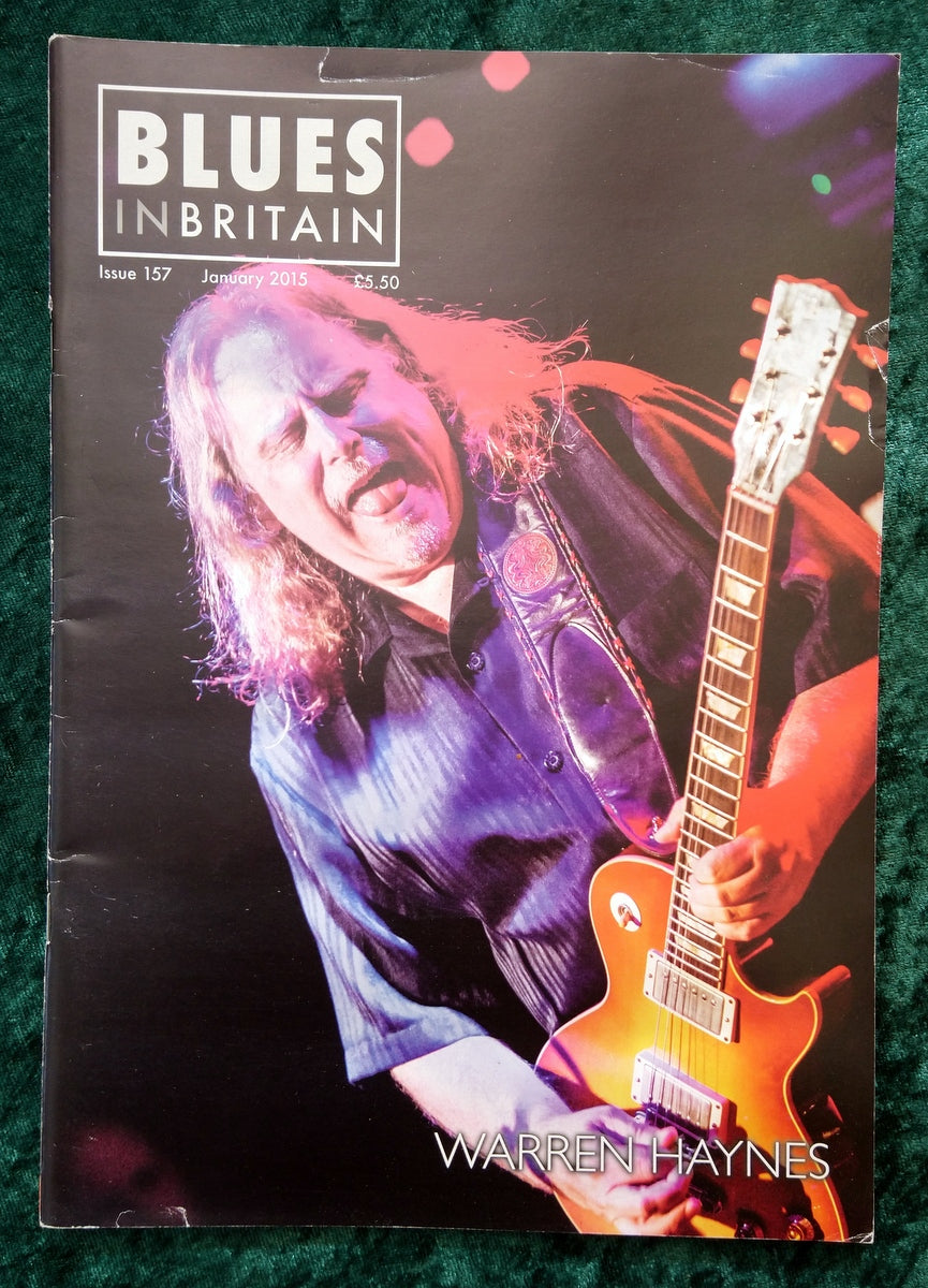 Blues in Britain Magazine. Issue 157, Jan 2015. Warren Haynes Cover. (M532)