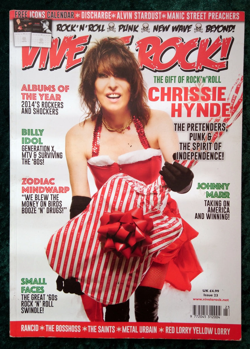 Vive Le Rock Magazine. 2015. Issue No.23 Chrissie Hynde On the Cover. (M538)