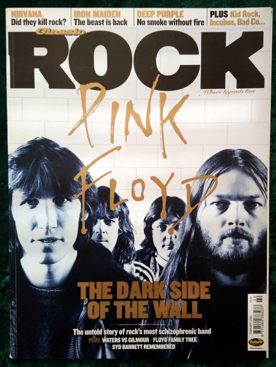 Classic Rock Magazine Feb 2002 Pink Floyd. (M539)