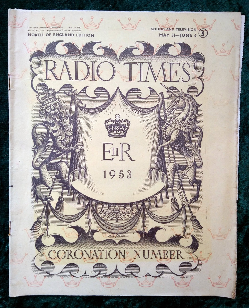 Radio Times May 31st - June 6th 1953. Coronation Number (LM073)