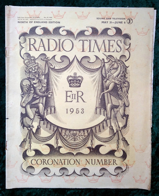 Radio Times May 31st - June 6th 1953. Coronation Number (LM073)