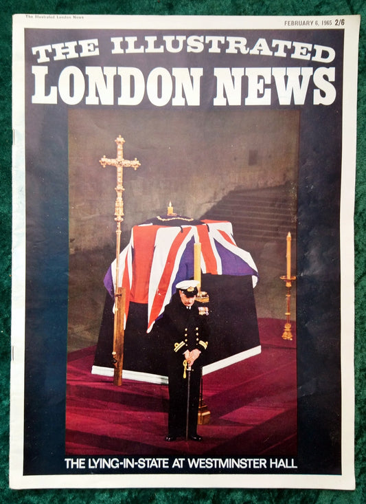 Illustrated London News. February 6th 1965. Churchill Lying in State. (LM074)