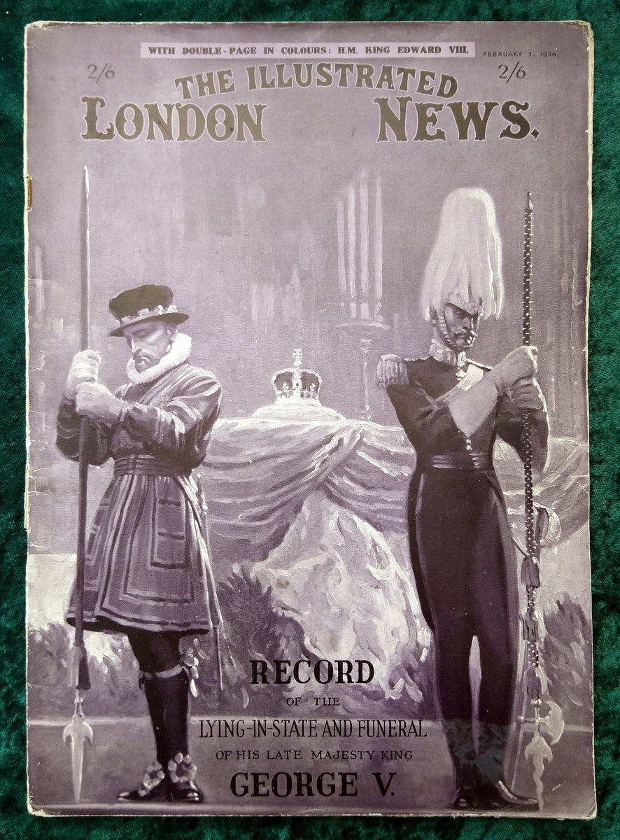 Illustrated London News. Feb 1st 1936. George V Funeral & Lying in State. (LM075)