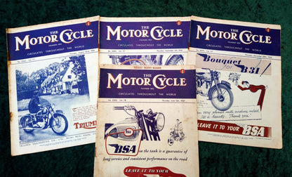 Motor Cycle Magazine Lot of 13 Issues 1945/47. (MC150)