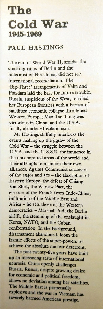 The Cold War 1945-1969. (ref b261)