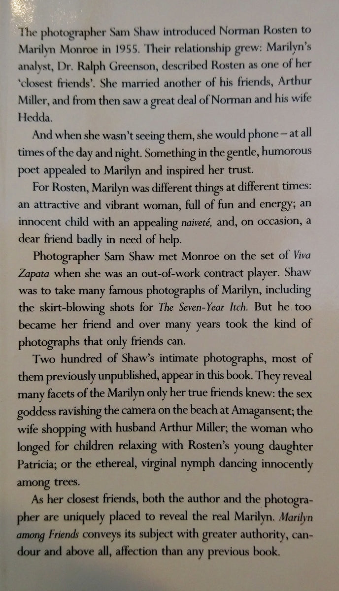Marilyn Monroe. Among Friends. (ref b145)