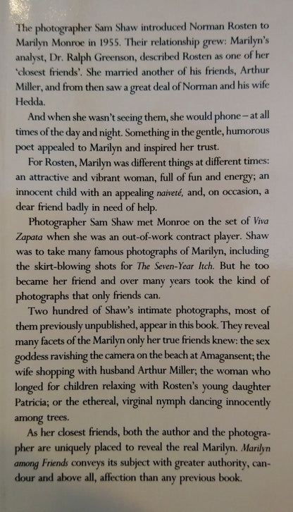 Marilyn Monroe. Among Friends. (ref b145)