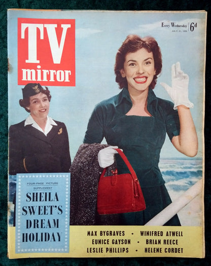 TV Mirror Magazine. Collection of 5 From 1956. (MC153)