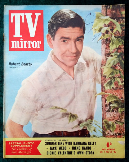 TV Mirror Magazine. Collection of 5 From 1956. (MC153)
