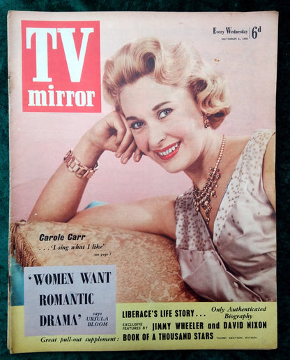 TV Mirror Magazine. Collection of 5 From 1956. (MC154)