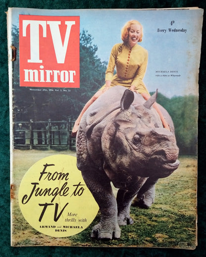 TV Mirror Magazine. Collection of 5 From 1954/56. (MC155)