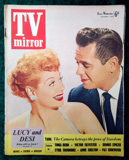 TV Mirror Magazine. Collection of 5 From 1954/56. (MC155)