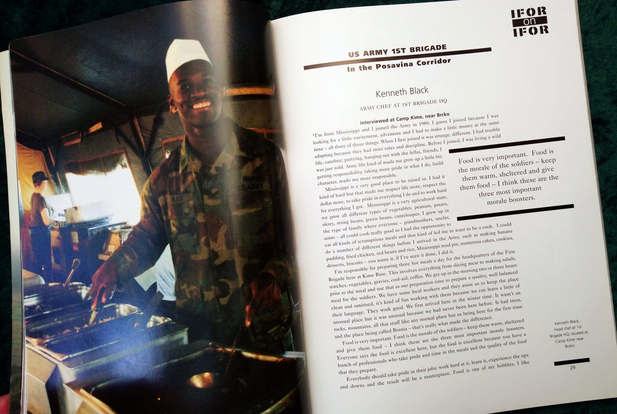 IFOR on IFOR. Nato Peacekeepers in Bosnia. (ref b265)