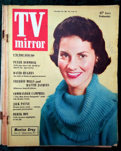 TV Mirror Magazine. Collection of 5 From 1955. (MC156)