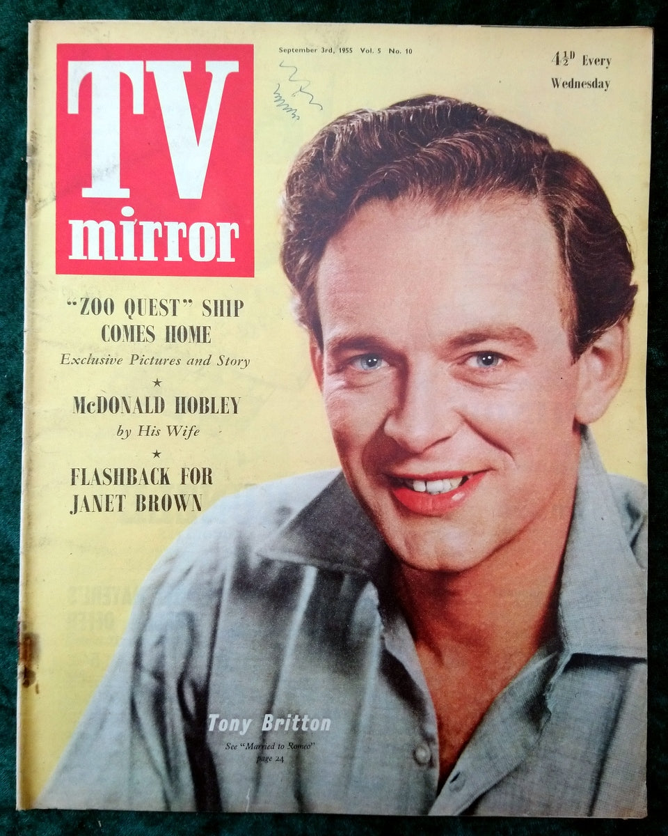 TV Mirror Magazine. Collection of 5 From 1955. (MC156)