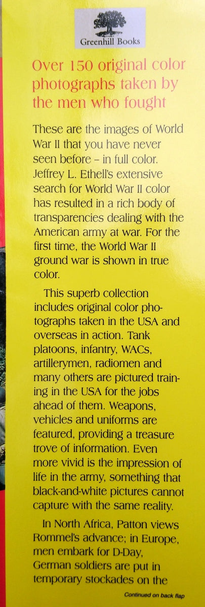 G. I. Victory. The U.S. Army in WW2 in Colour. (ref b266)