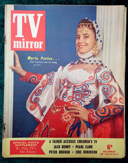 TV Mirror Magazine. Collection of 5 From 1955/56. (MC157)