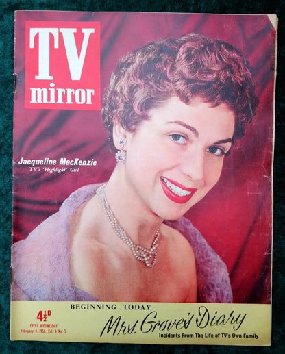 TV Mirror Magazine. Collection of 5 From 1955/56. (MC159)