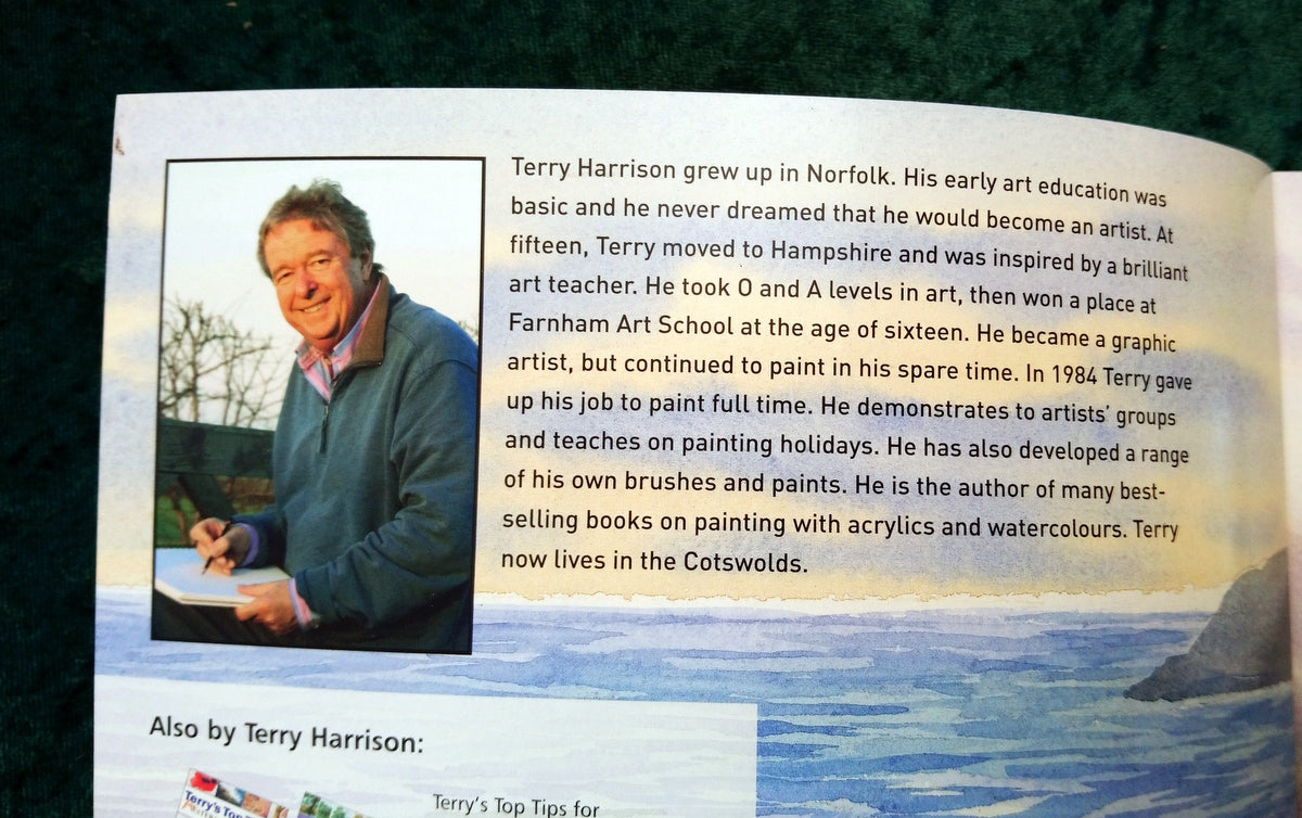 Painting Watercolour Sea and Sky, The Easy Way by Terry Harrison. (ref b269)