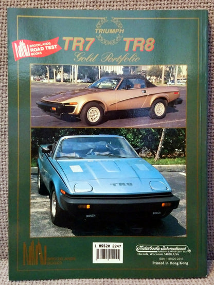 TR7 & TR8 Gold Portfolio 1975-1982 (ref b166)