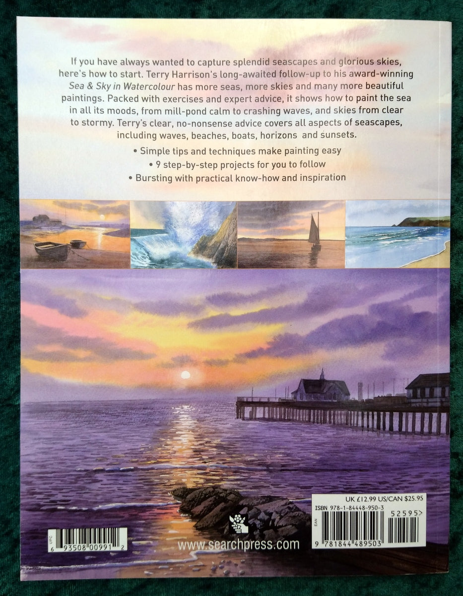 Painting Watercolour Sea and Sky, The Easy Way by Terry Harrison. (ref b269)