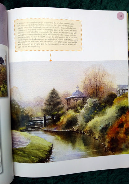 Painting Watercolours from Photographs by Geoff Kersey. (ref b270)