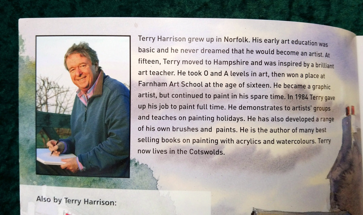 Painting Boats and Harbours in Watercolours by Terry Harrison. (ref b271)