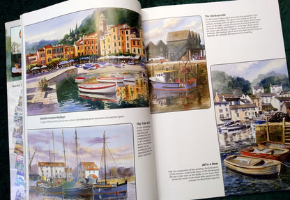Painting Boats and Harbours in Watercolours by Terry Harrison. (ref b271)