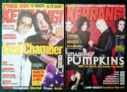 Kerrang! Rock and Metal Magazine. Collection of 10 from 1999 (MC165)
