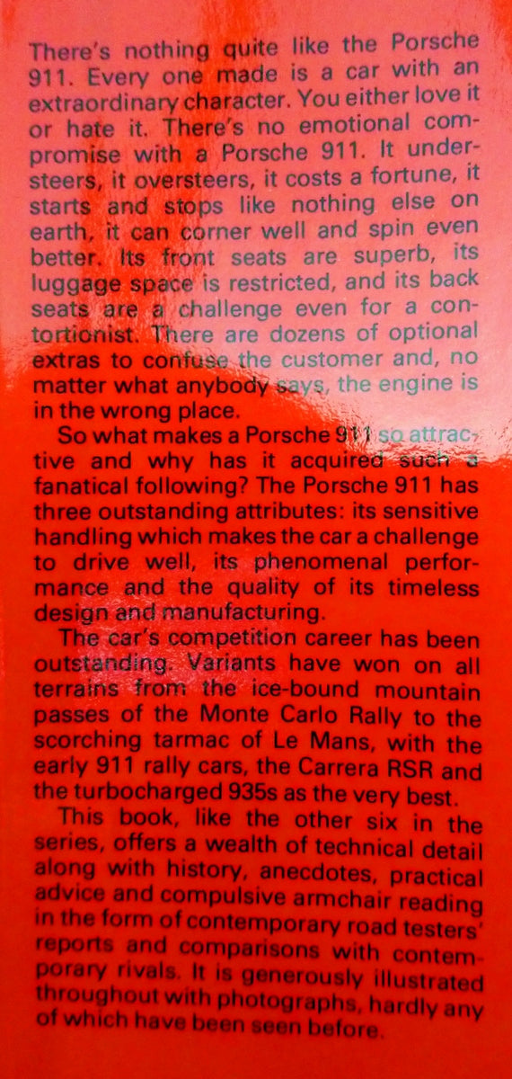 The Porsche 911 by Chris Harvey. (ref b161)