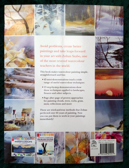 Watercolour Tips and Tricks by Zoltan Szabo. (ref b272)
