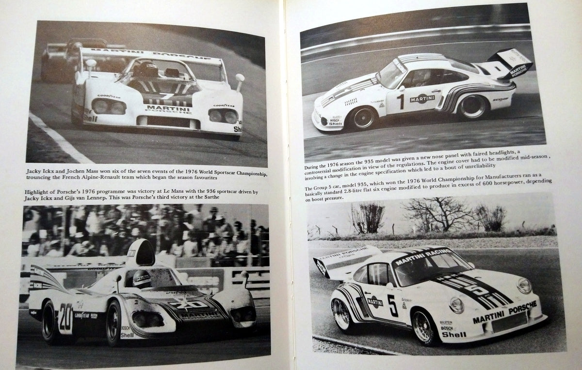 Porsche Double World Champions 1900-1977. (ref b159)