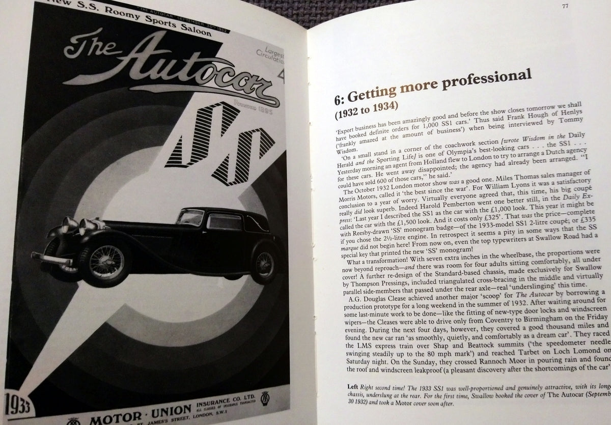 Jaguar, The History of a Great British Car. (ref b156)