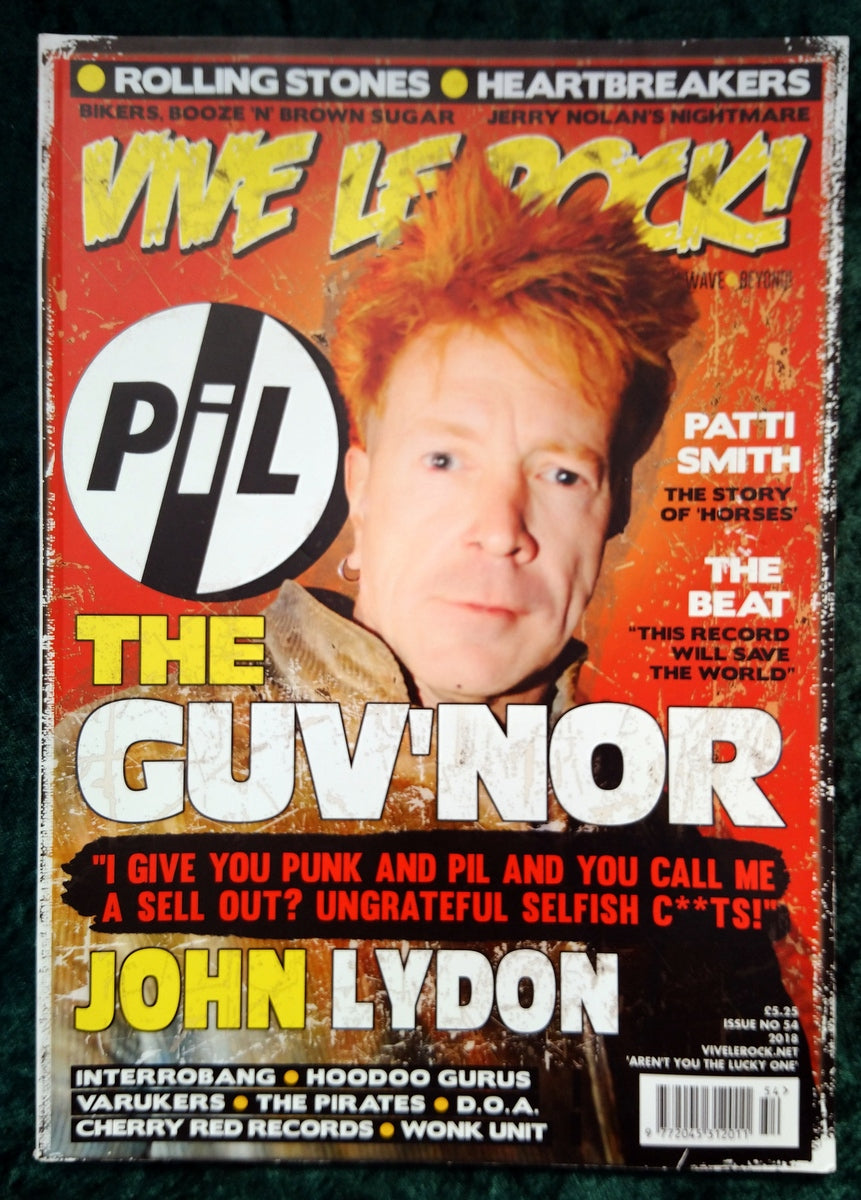 Vive Le Rock Magazine. 2018. Issue No.54 P.I.L. On the Cover. (M459)