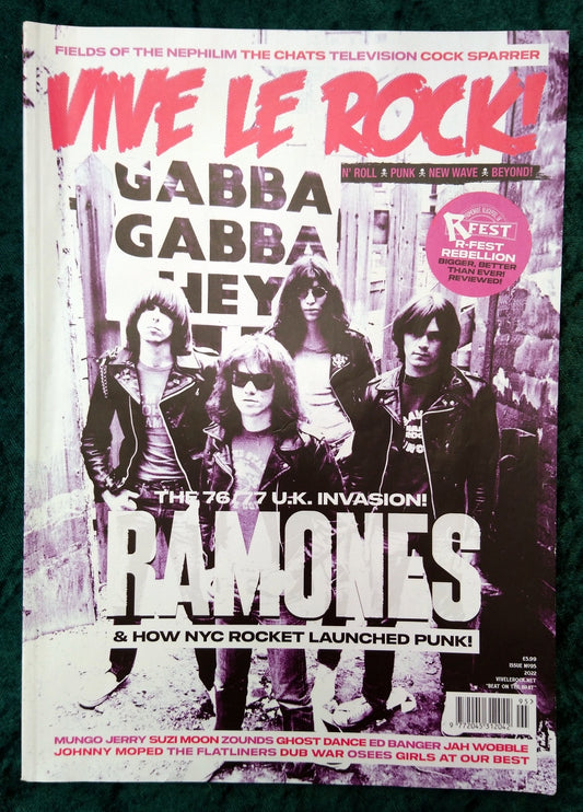 Vive Le Rock Magazine. 2022. Issue No.95 Ramones On the Cover. (M461)