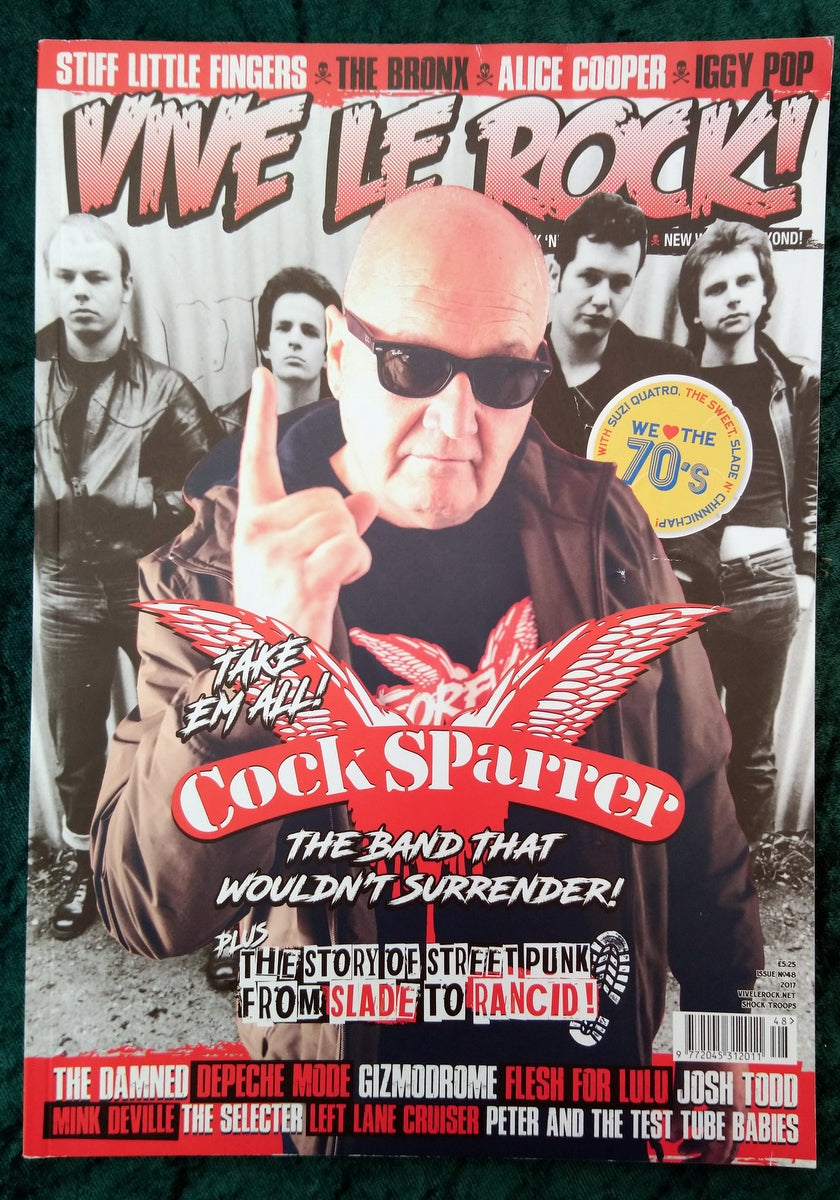 Vive Le Rock Magazine. 2017. Issue No.48 Cock Sparrer On the Cover. (M464)