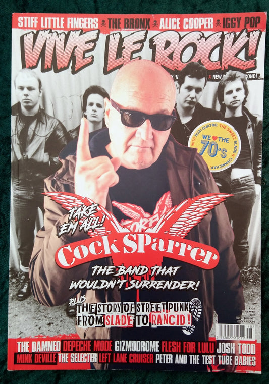 Vive Le Rock Magazine. 2017. Issue No.48 Cock Sparrer On the Cover. (M464)