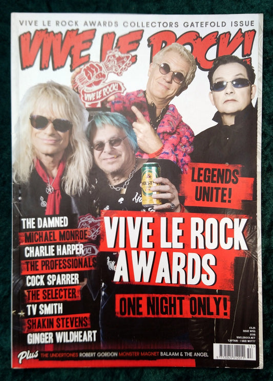Vive Le Rock Magazine. 2018. Issue No.53 Awards Ceromony On the Cover. (M466)