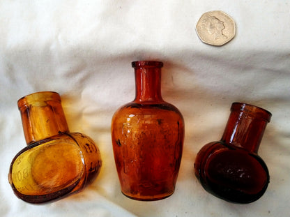 Vintage Collectable Bovril Bottles. Lot of 6. (ref Nos178)