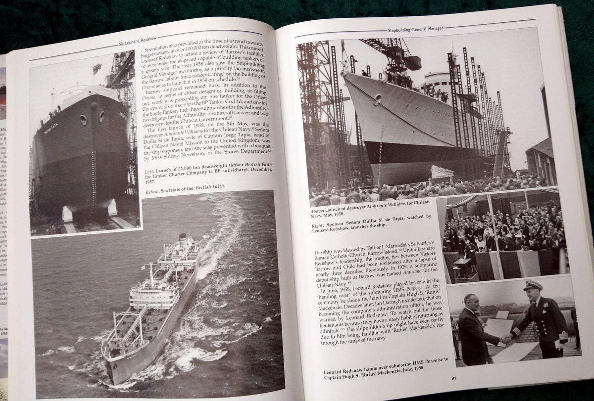 Vickers' Master Shipbuilder Sir Leonard Redshaw. (ref b275)