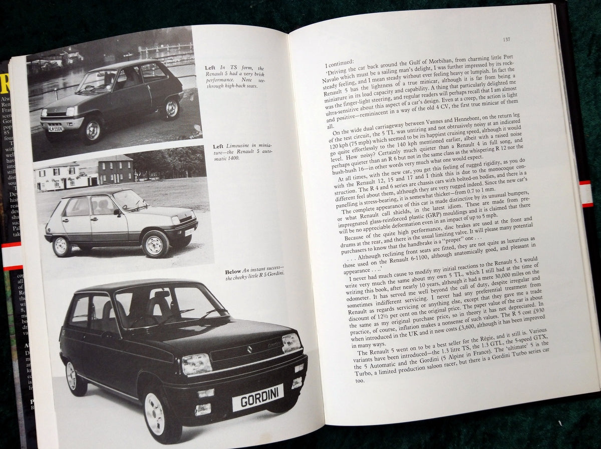 Renault, The Cars and The Charisma by J. Dewar McLintock. (ref B284)
