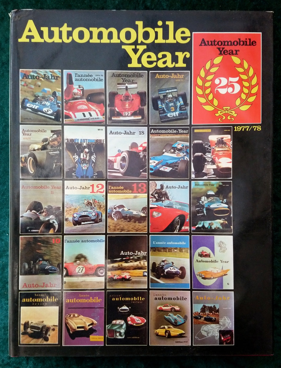 Automobile Year 1977/78 25th Anniversary issue. (ref b323)