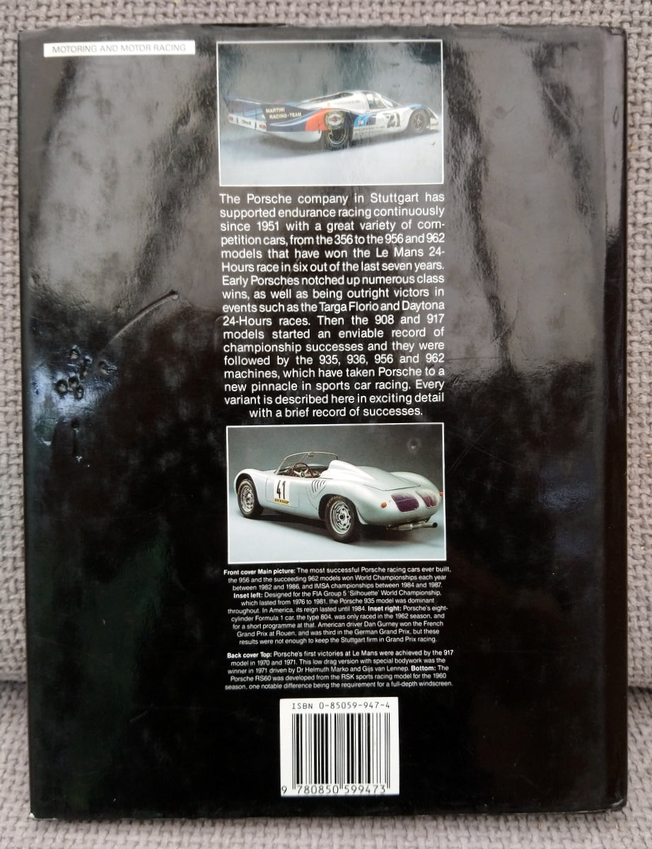 Porsche Racing Cars by Michael Cotton. (ref b195)
